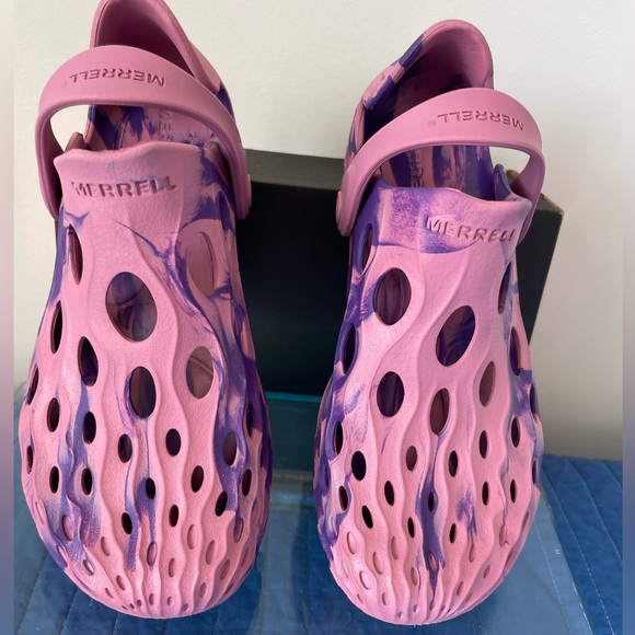 Merrell girls pink & purple Hydro moc clogs NIB - Picture 2 of 9